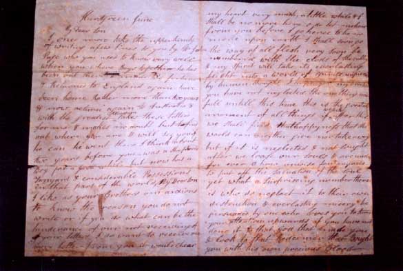 Letter page 1