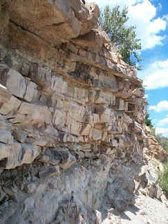 000723ak More detailed view of outcrop Dakota 56 miles s of Como.jpg (71971 bytes)