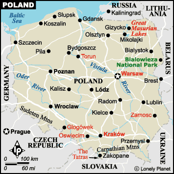 Click for an Interactive Map of Poland: Can you find Nisko?