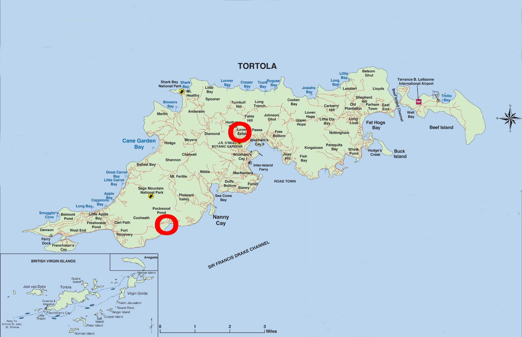Tortola several projects at two power stations