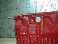 Hole in the gearbox casing