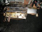 Bulkhead box fitted a piece of tube to clear cross bar