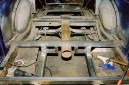 Rear floor strengthening