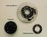 Hub, disc and flange