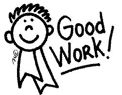 good work with a sketch of a smiley face
