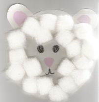 a students art work of a lamb
