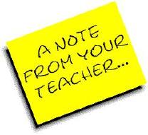 a post it note saying 