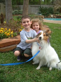 This was a lot of fun. Nate and Caitlin had an Easter Egg Hunt and "Mel" Participated for the first time