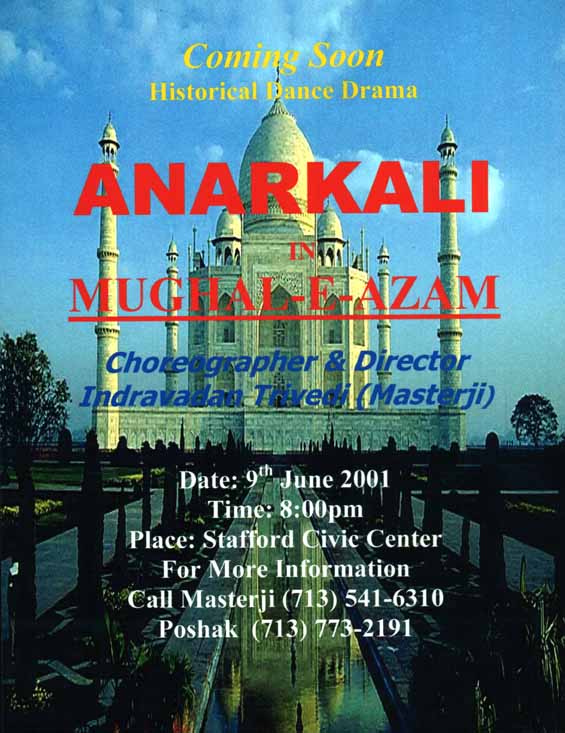 Anarkarli in Mughal-e-Azam