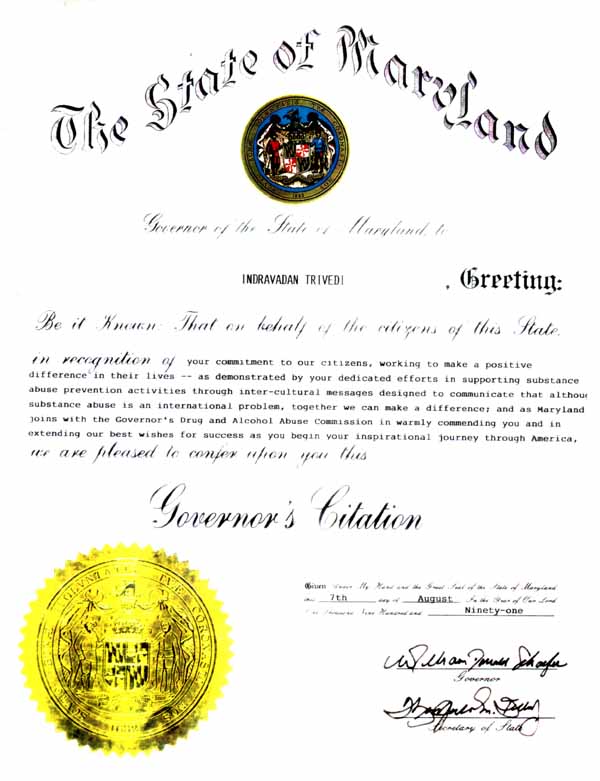 Citation from maryland