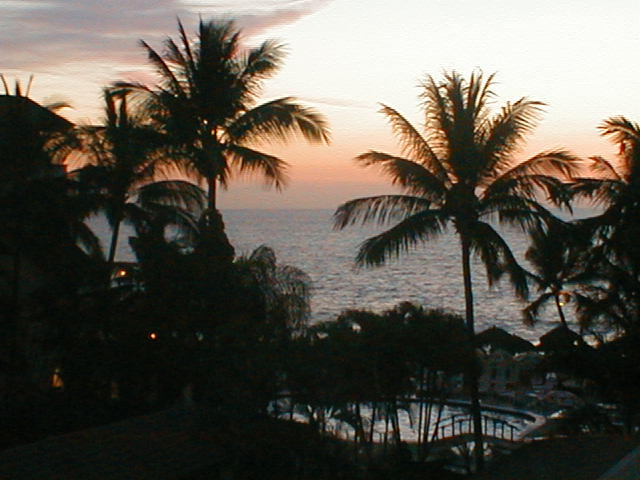 Sunset in PV