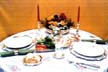 Served table of daylight