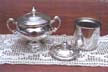 Sugar bowl and coffee pot