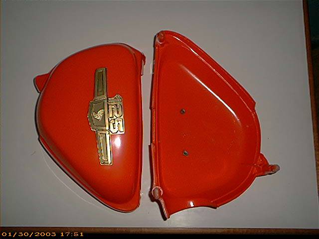 CB 125 Side Cover-Orange