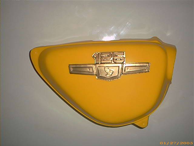 CB 125 Side Cover-Yellow