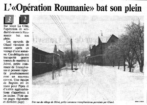 L'"opération Roumanie" bat son plein