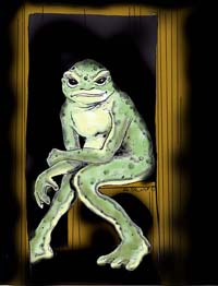 MORGAN TURNS INTO A FROG