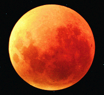 A total lunar eclipse