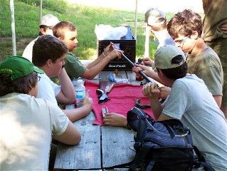 At The Closing Campfire Ceremony