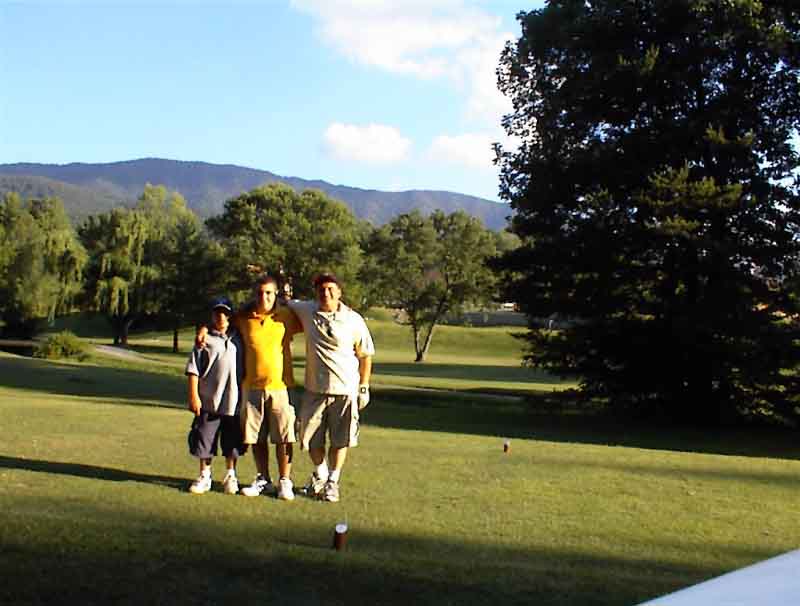 Jim & Boys Golfing