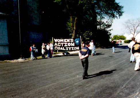 The Woman's Action Coalition in action