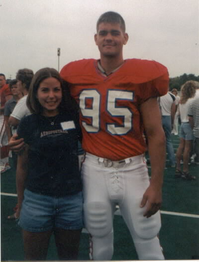 Ooo, nice football pants : )