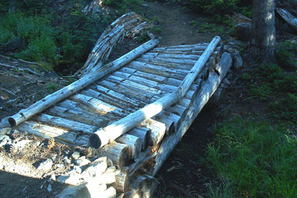 Still helps in getting across but main beam broken.