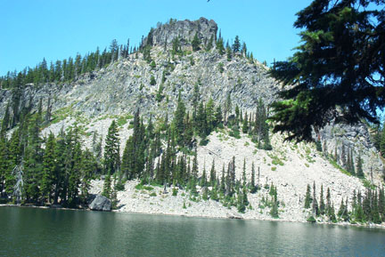 Willamette pass just around the corner. (4 miles)