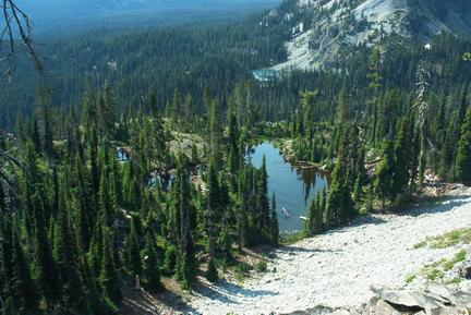 Lake in distance