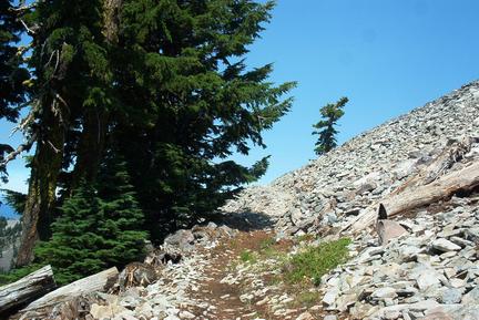 What is over the ridge?