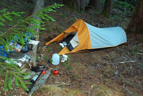 My first camp on this trip.
