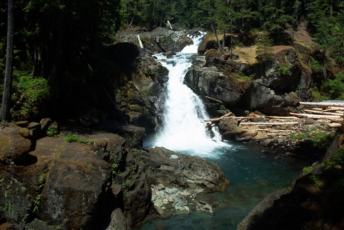 Silver Falls near Ohanapecosh.