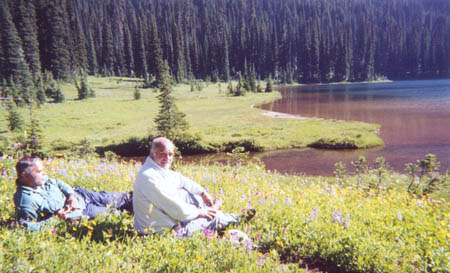 Jim and Bob at Dewey Lake.