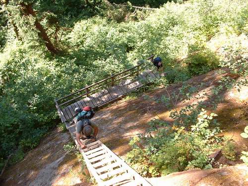 Typical ladder.