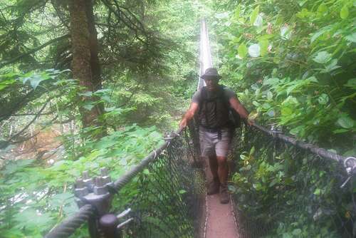 These bridges swayed a little, fun!