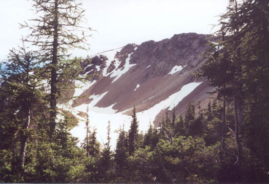 Barren ridge.
