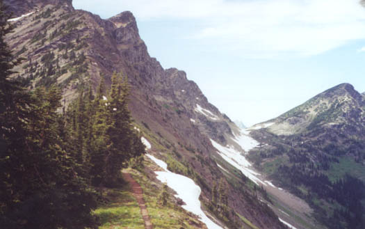 Aproaching Rock Pass.