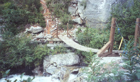 Bridge south of Six Mile Camp.