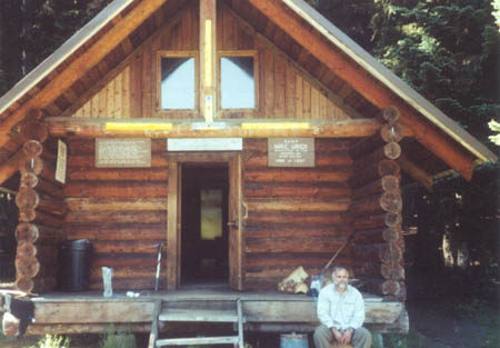 Government Meadows cabin. Open to PCT travelers for free.