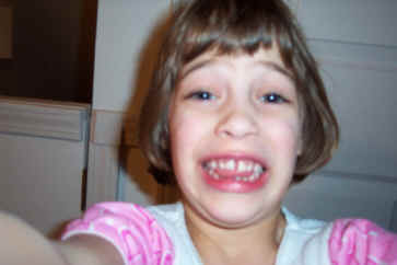 One of Rachel's many self portraits (Mar 9 2004)