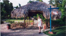 Veronica at the ecological walk, Melia Bavaro All Suites, Dominican Republic