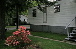 Outside