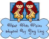 Do not kidnap us! Please adopt your own Paint
Pots Pixies!