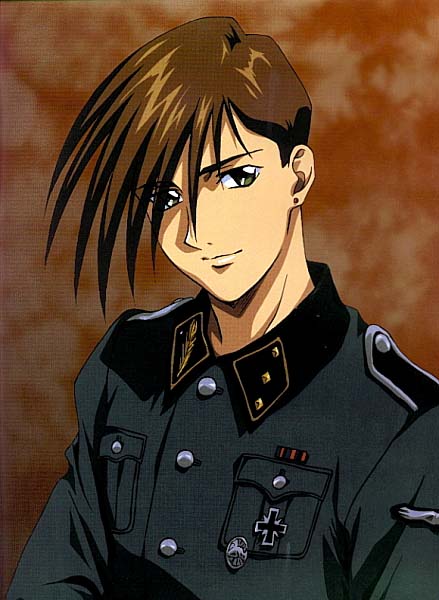 I love this pic of Trowa. He looks so good! Too bad he's not real. It's not fair. *pouts*