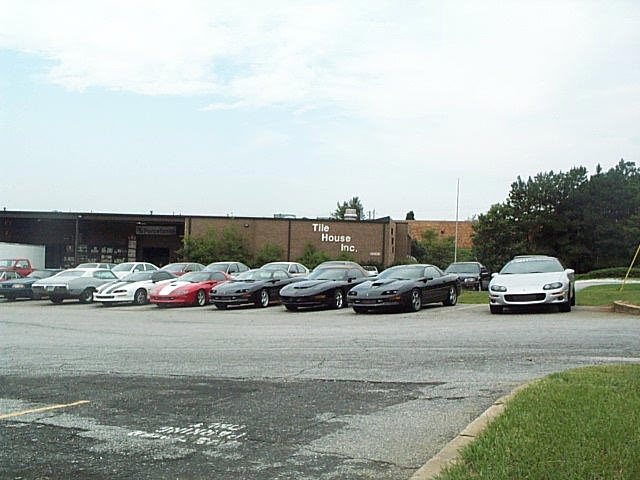 A small sample of employee cars at Year One/Next Generation!