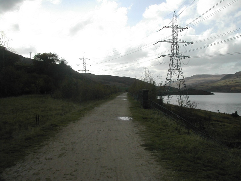Torside reservoir & some lovely pylons