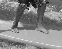 Slater riding Cocoa Beach