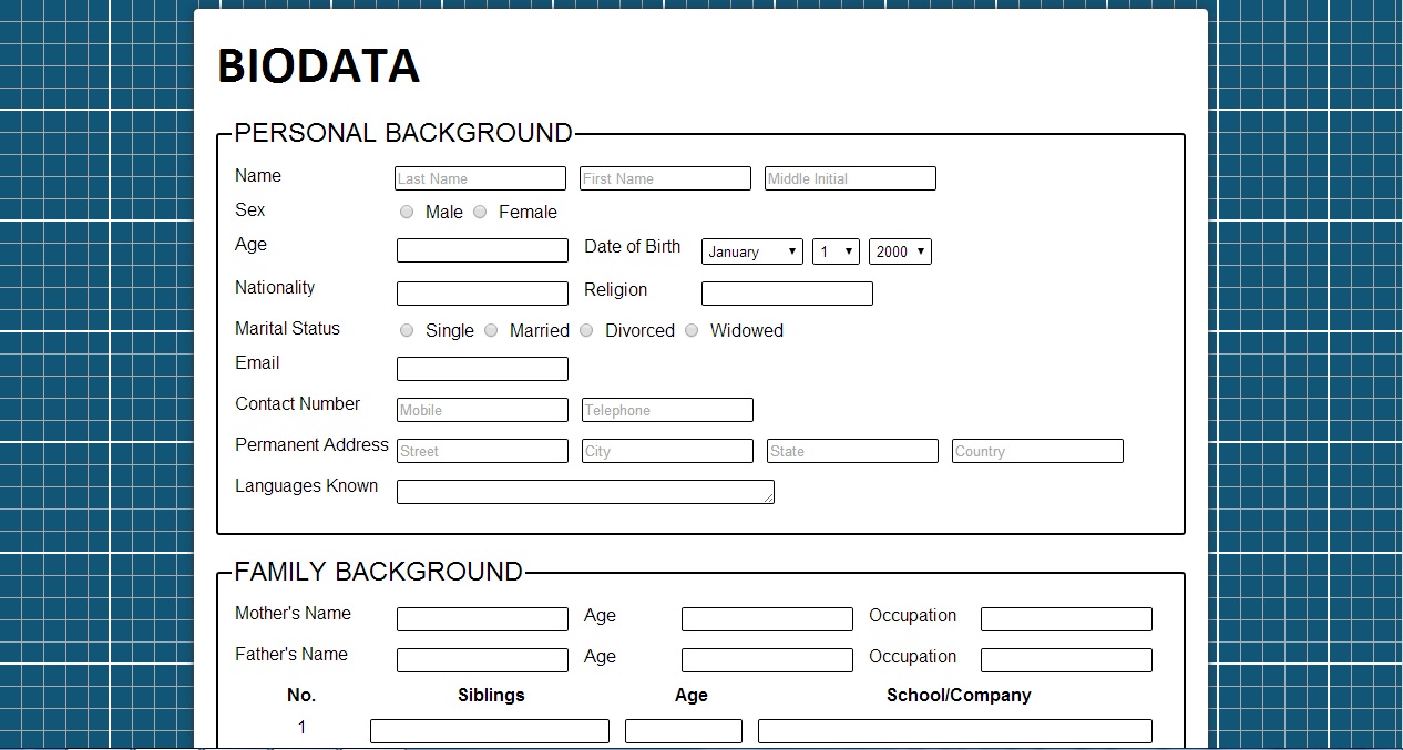 Biodata