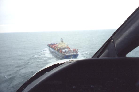 Preparing for a hoist up.