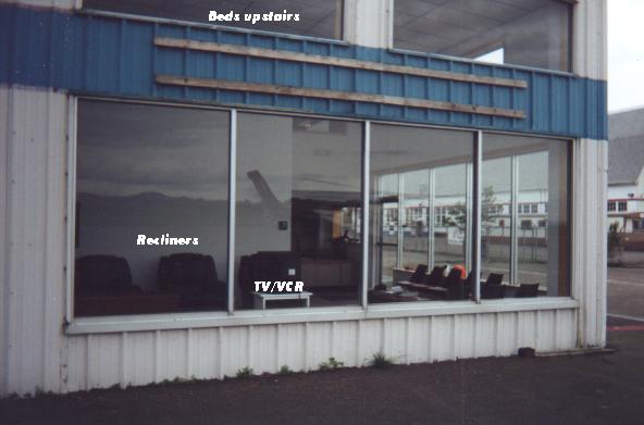 Where we can be found between flights.